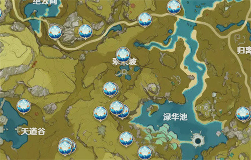 原神骗骗花分布图